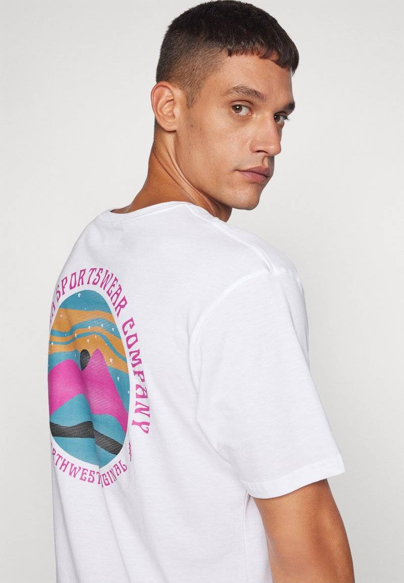 Columbia Columbia ROLLINGWOOD PARK GRAPHIC - Print T-shirt - white Preisnachlass